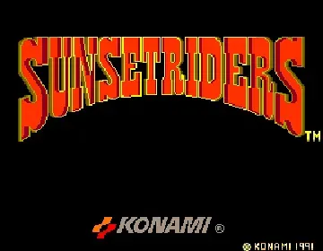 Sunset Riders (US 4 Players ver. UAC)